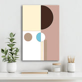 Painting by Numbers Art Abstract Painting Geometry Colored Shapes VI